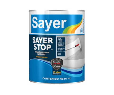 Sayer stop pintura impermeable base agua